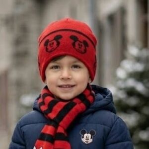 Disney Mickey Mouse Knit Beanie Hat (Kids)